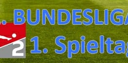 2 Bundesliga Tipps erster Spieltag