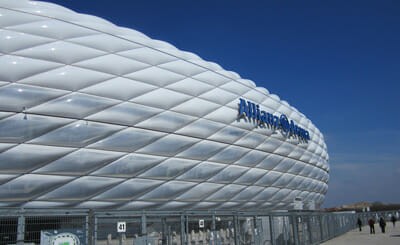 Allianz Arena Schriftzug