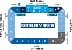 Benteler Arena Stadionplan SC Paderborn 07