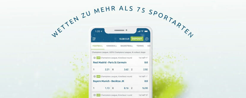 Bet at Home App Wettangebot