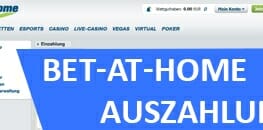 Bet at Home Auszahlung