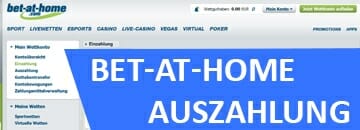 Bet at Home Auszahlung