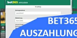 Bet365 Auszahlung