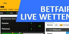 betfair Live Wetten