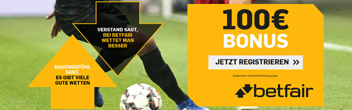 Betfair Sportwetten Bonus Banner