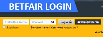 Betfair Sportwetten Login