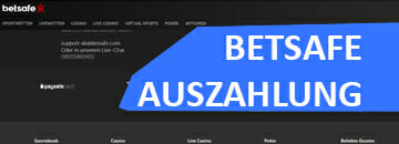 Betsafe Auszahlung