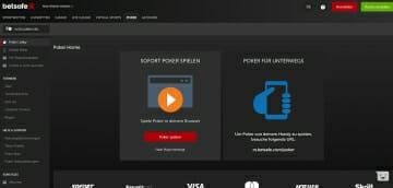 Betsafe Vorschau Poker