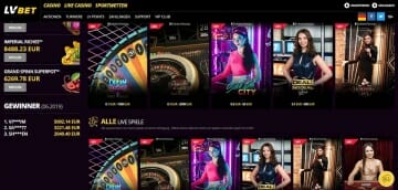 LvBet Sportwetten Live Casino