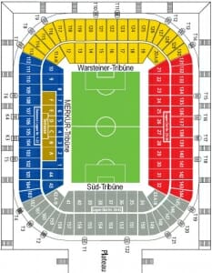 Merkur Spiel Arena Stadionplan Fortuna Duesseldorf