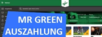 Mr Green Auszahlung