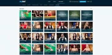 MyBet Sportwetten Vorschau Live Casino