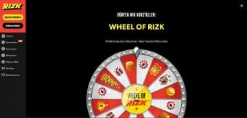 Rizk Sportwetten Wheel of Rizk