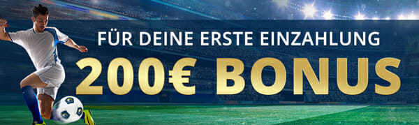 Sportwetten Bonus 200 Euro