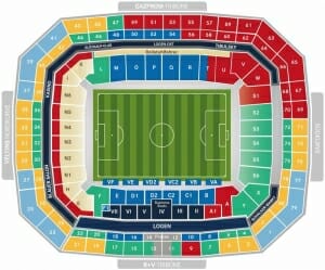 Veltins Arena Stadionplan Schalke 04