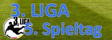 Wett Tipps 3 Liga fünfter Spieltag