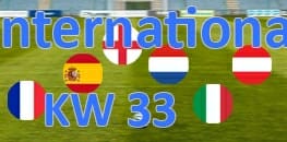 Wett Tipps International KW 33