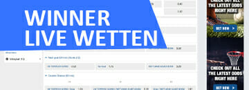 Winner Live Wetten